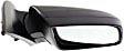 Passenger Side Mirror, Power Adjust, Manual Folding, Non-Heated, Chrome, No Signal Light, No Memory, No Puddle Light, No Auto-Dimming, No Blind Spot Feature