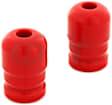 1-1303 Front Bump Stop - Red, Polyurethane, Direct Fit, Set of 2