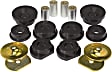 4-109-BL Subframe Bushing - Black, Polyurethane, Direct Fit, Set of 8