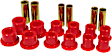 6-1025 Leaf Spring Bushing - Red, Polyurethane, Direct Fit, Kit