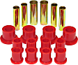 6-1055 Leaf Spring Bushing - Red, Polyurethane, Direct Fit, Kit