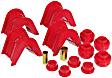 6-1903 Master Bushing Kit - Red, Polyurethane, Direct Fit, Kit