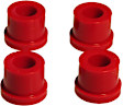 6-703 Steering Rack Bushing - Red, Polyurethane, Direct Fit, Set of 4