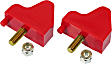7-1302 Front Bump Stop - Red, Polyurethane, Direct Fit, Set of 2