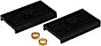 7-1702-BL Leaf Spring Insulator - Black, Polyurethane, Direct Fit