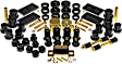 7-2002-BL Master Bushing Kit - Black, Polyurethane, Direct Fit, Kit