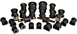 8-2019-BL Master Bushing Kit - Black, Polyurethane, Direct Fit, Kit