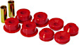 8-901 Shock Bushing - Red, Polyurethane, Direct Fit, Set of 8