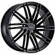 1780P1C405114B76 Aluminum Black Wheel, 17 in. X 8 in., 5 x 114.3 mm Bolt Pattern