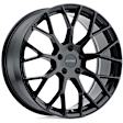 1780P2B355120B76 Aluminum Black Wheel, 17 in. X 8 in., 5 x 114.3 mm Bolt Pattern