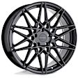 1780P3C405114B76 Aluminum Black Wheel, 17 in. X 8 in., 5 x 4.5 in. Bolt Pattern