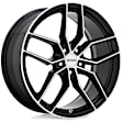 2085P5C405112B66 Aluminum Black Wheel, 20 in. X 8.5 in., 5 x 4.5 in. Bolt Pattern