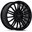 PE001BX17805235 Aluminum Black Wheel, 17 in. X 8 in., 5 x 4.5 in. Bolt Pattern