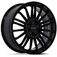 PE001BX19804240 Aluminum Black Wheel, 19 in. X 8 in., 5 x 4.5 in. Bolt Pattern