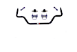 52868 Rear Sway Bar Kit