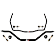52892 Front and Rear Sway Bar Kit