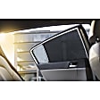 SUOU15 Sun Shade - Black, Polyester, Direct Fit, Set of 4