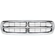 Grille Assembly, Chrome Shell with Painted Black Insert