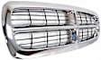 Grille Assembly, Chrome Shell with Painted Black Insert