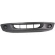 Front, Lower Bumper Cover, Textured, 2-Piece Type, Without Fog Light Holes, CAPA CERTIFIED