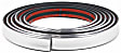 Rear, Upper Bumper Trim, Chrome, 27.5 In X 4 in. size