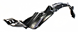 Front, Driver Side Fender Liner CAPA Certified