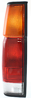 Driver Side Tail Light, Without bulb(s), Halogen, Amber, Clear and Red Lens