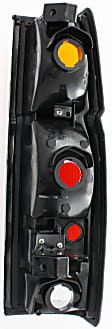 Driver Side Tail Light, Without bulb(s), Halogen, Amber, Clear and Red Lens