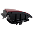 Passenger Side Tail Light, without Bulb, Halogen, Amber, Clear and Red Lens, Except Wagon