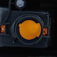 Passenger Side Tail Light, without Bulb, Halogen, Amber, Clear and Red Lens, Except Wagon