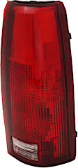 Passenger Side Tail Light, with Bulb, Halogen, Clear and Red Lens, Except 15, 000 Lbs. GVW, CAPA CERTIFIED