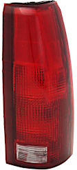 Passenger Side Tail Light, with Bulb, Halogen, Clear and Red Lens, Except 15, 000 Lbs. GVW, CAPA CERTIFIED