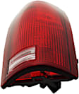 Passenger Side Tail Light, with Bulb, Halogen, Clear and Red Lens, Except 15, 000 Lbs. GVW, CAPA CERTIFIED
