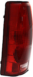 Driver Side Tail Light, with Bulb, Halogen, Clear and Red Lens, Except 15, 000 Lbs. GVW, CAPA CERTIFIED