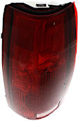 Driver Side Tail Light, with Bulb, Halogen, Clear and Red Lens, Except 15, 000 Lbs. GVW, CAPA CERTIFIED