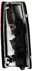 Driver Side Tail Light, with Bulb, Halogen, Clear and Red Lens, Except 15, 000 Lbs. GVW, CAPA CERTIFIED