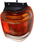 Passenger Side Tail Light, without Bulb, Halogen, Amber, Clear and Red Lens, CAPA CERTIFIED
