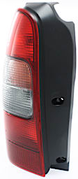 Driver Side Tail Light, with Bulb, Halogen, Amber, Clear and Red Lens, CAPA CERTIFIED
