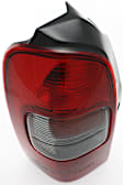 Driver Side Tail Light, with Bulb, Halogen, Amber, Clear and Red Lens, CAPA CERTIFIED