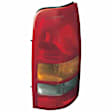 Driver Side Tail Light, with Bulb, Halogen, Amber, Clear and Red Lens, Fleetside, CAPA CERTIFIED