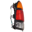 Driver Side Tail Light, with Bulb, Halogen, with Socket and Wiring, Fleetside (Standard Bed), Standard Cab Pickup (Regular Cab)/ Extended Cab Pickup (Access Cab), CAPA CERTIFIED