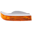 Front, Passenger Side Turn Signal Light, Without bulb(s)