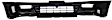 Front Primed Bumper Cover, With Fog Light Holes, Without Parking Aid Sensor Holes, With turn signal light holes