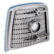 Passenger Side Halogen Corner Light, Without bulb(s), CAPA Certified