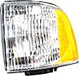 Driver Side Halogen Corner Light, Without bulb(s), CAPA Certified