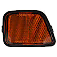 Front, Passenger Side Bumper Reflector,, CAPA Certified