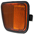 Front, Passenger Side Bumper Reflector,, CAPA Certified