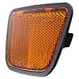 Front, Driver Side Bumper Reflector,, CAPA Certified