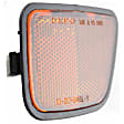 Front, Driver Side Bumper Reflector,, CAPA Certified