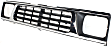 Grille, Chrome Shell with Painted Black Insert, Base Model